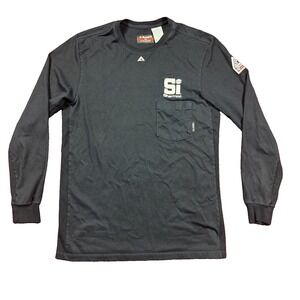 Bulwark Men Long Sleeve Shirt XL FR Flame Resistant Gray